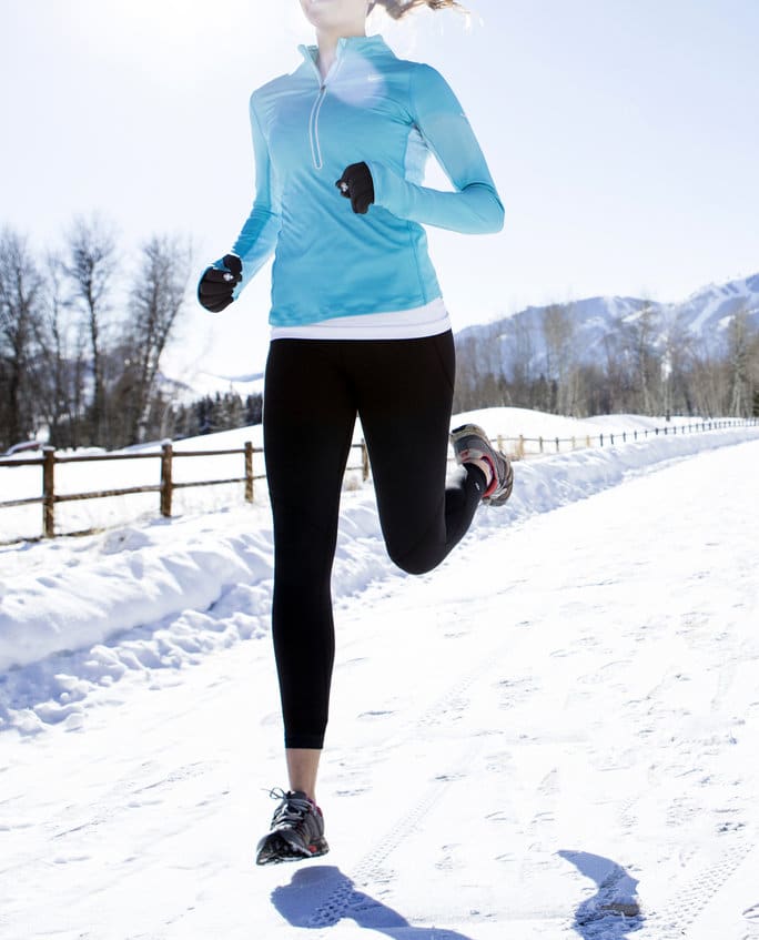 Running in the Winter.