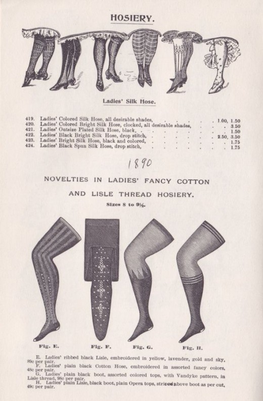 1890 stockings