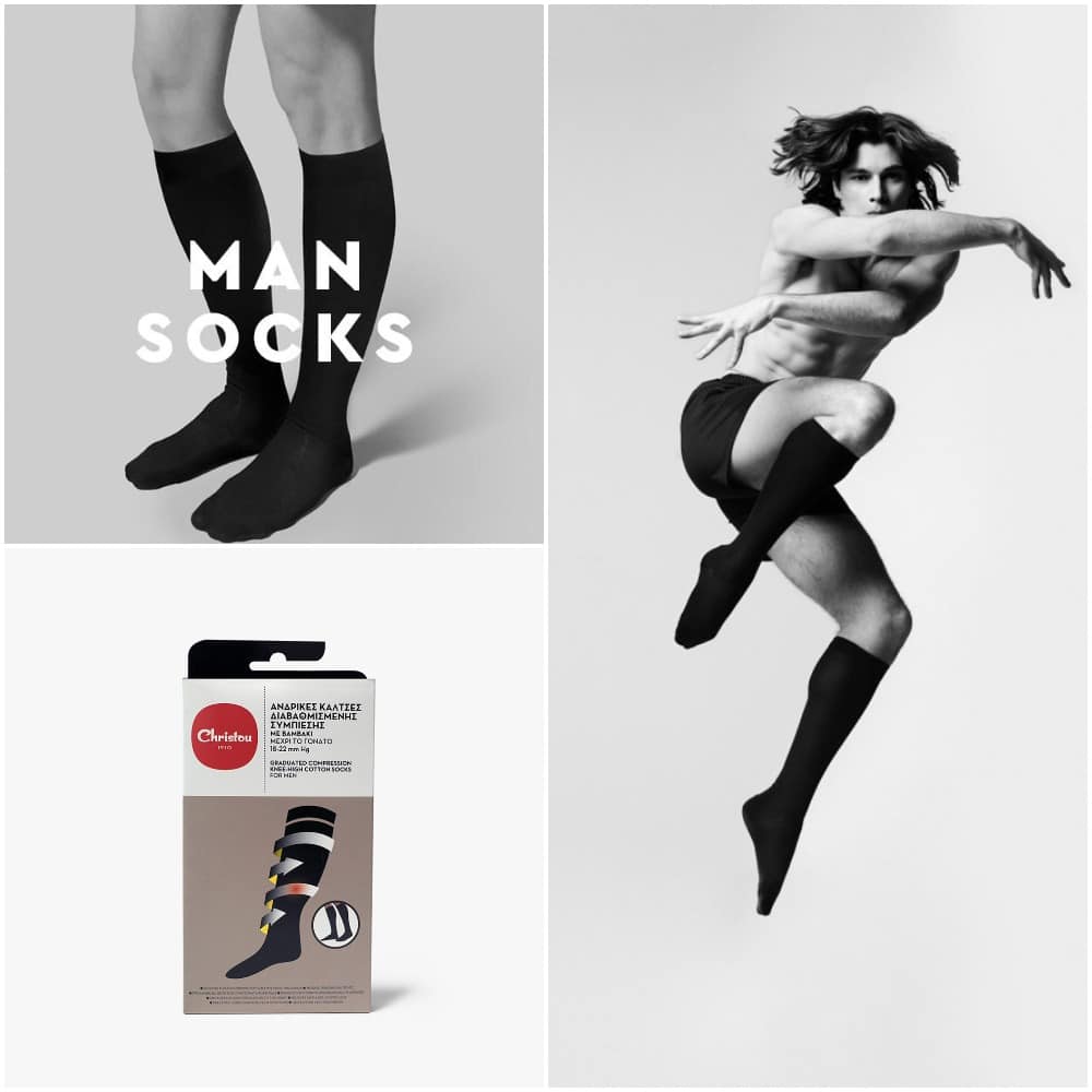 compression socks collage