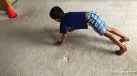 kid crawling